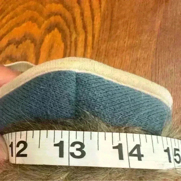 🌈 6/$60, Soft Padded Dog Harness XS Faux Fur Polar Bear Adjustable Blue Beige - Picture 5 of 7